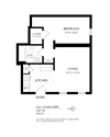 one bedroom floor plan